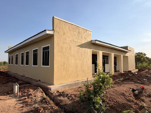 A new building nearing completion